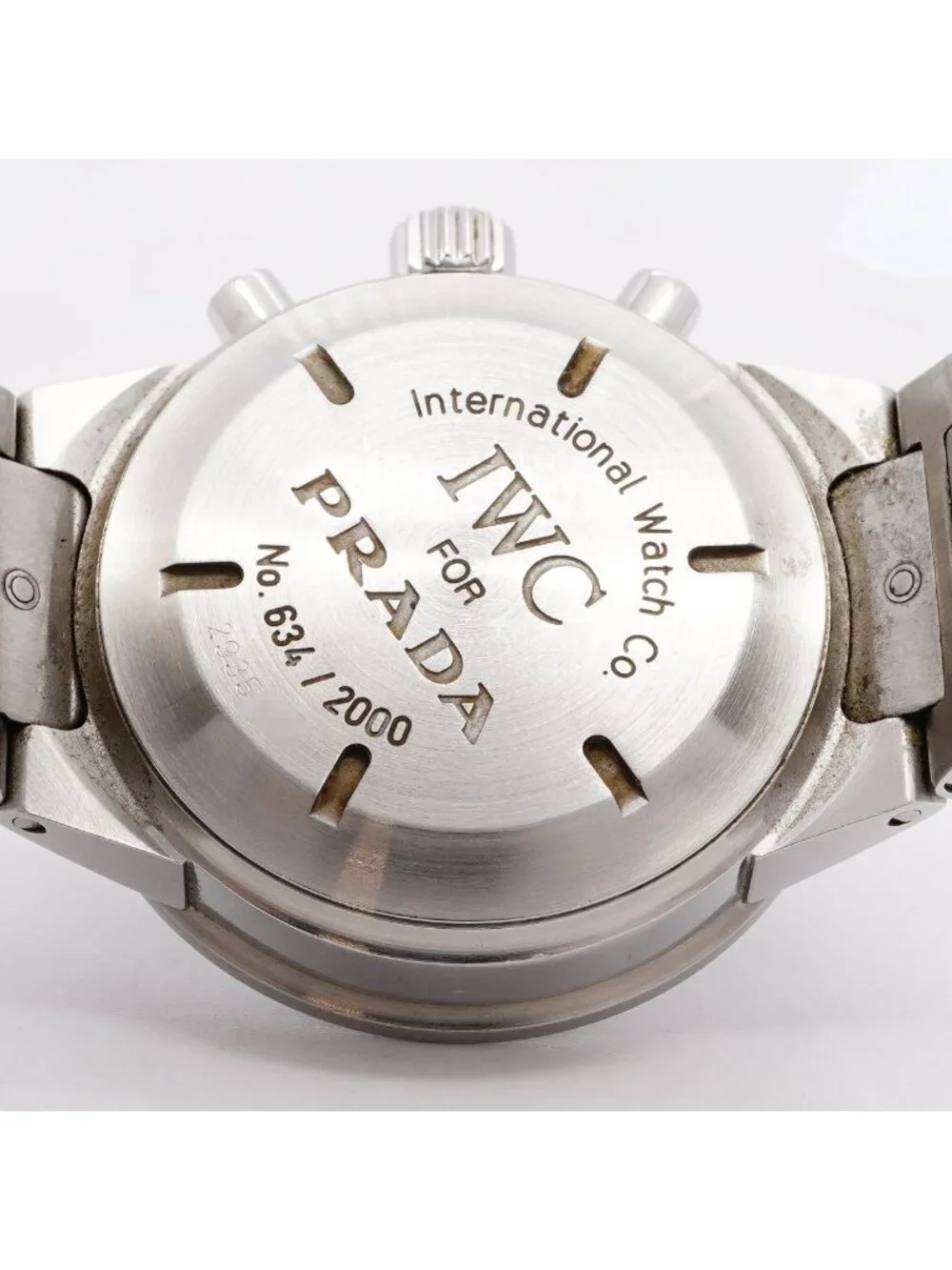 Prada IWC Schaffhausen GST Chronograph Silver Dial Watch